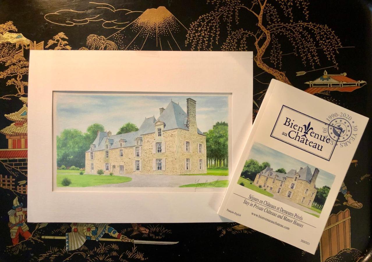Chambres D'Hotes Chateau De La Croix Chemin Saint-Leger-des-Pres ภายนอก รูปภาพ